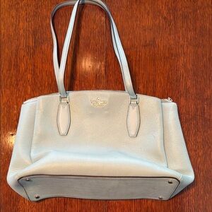 Kate Spade Blue Leather Shoulder Bag